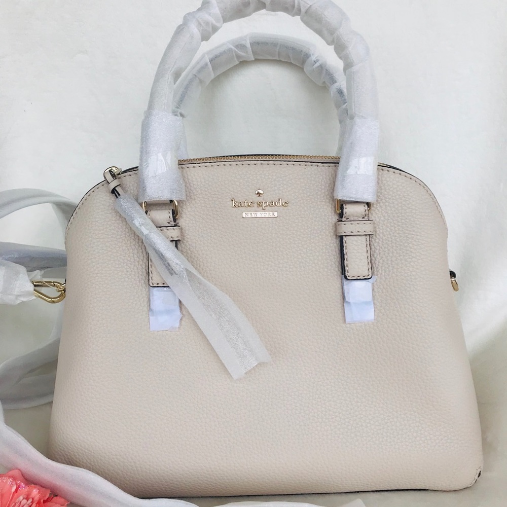 New Kate Spade Jackson Street soft Porcelain Bag
